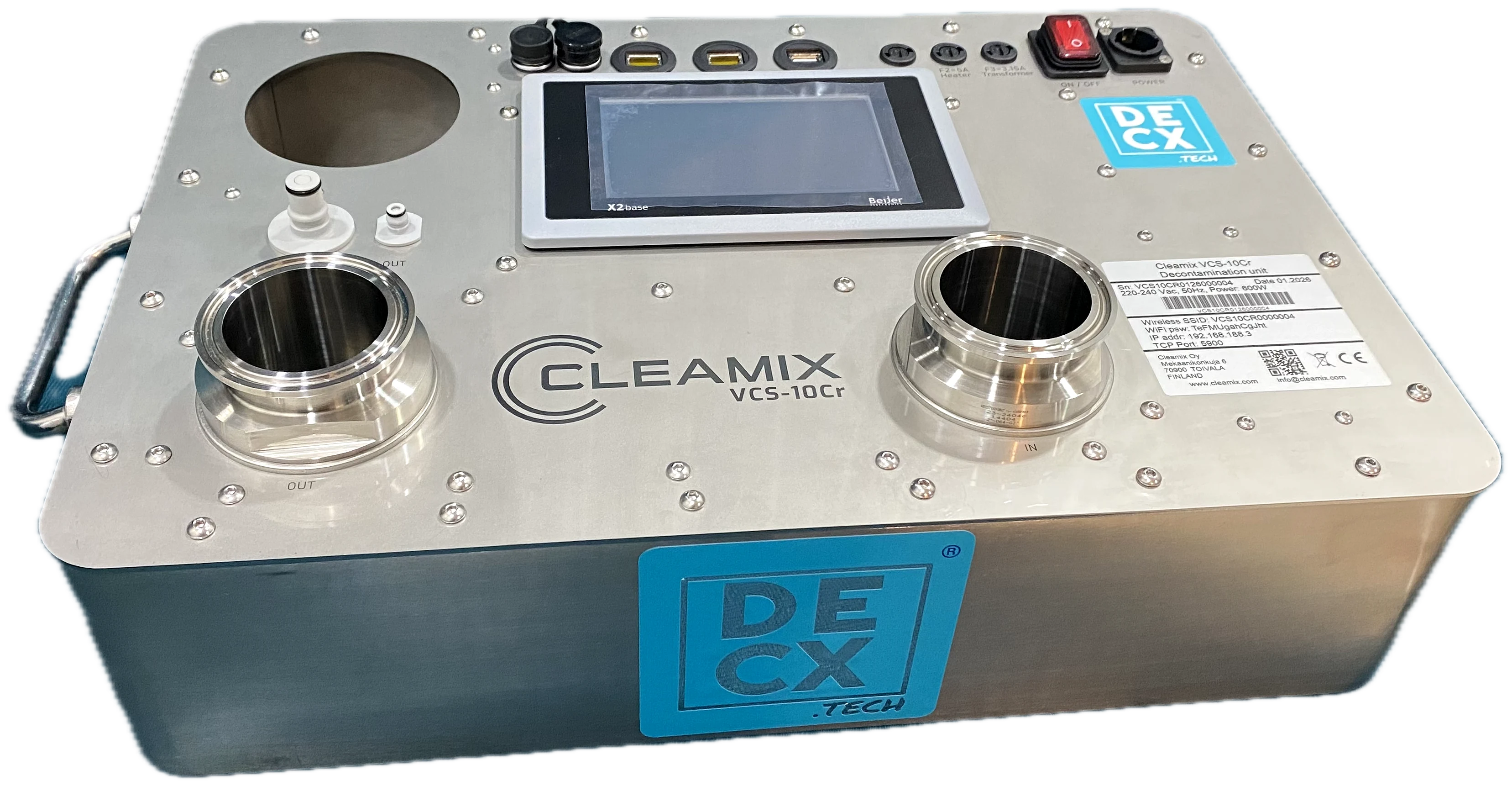VCS-10CR — Ultra-compact pass box decontamination unit